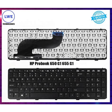 Hp Probook 650 G1 655 G1 Laptop Keyboard With Frame No Pointer Us