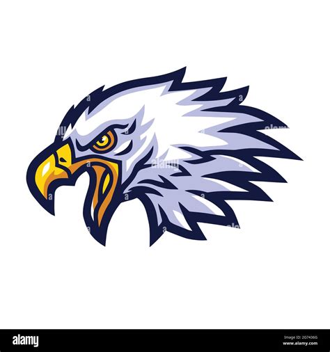 Eagle Mascot Logo Sports Team Mascot Design Vector Stock Vector Image
