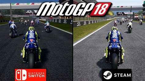 Motogp 18 Comparison Nintendo Switch Vs Pc Youtube