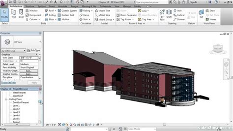 Tutorial Revit Architecture 2013 Adding Levels And Views Youtube