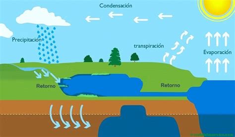 Ciclo Del Agua Para Niños Explicacion Imagui