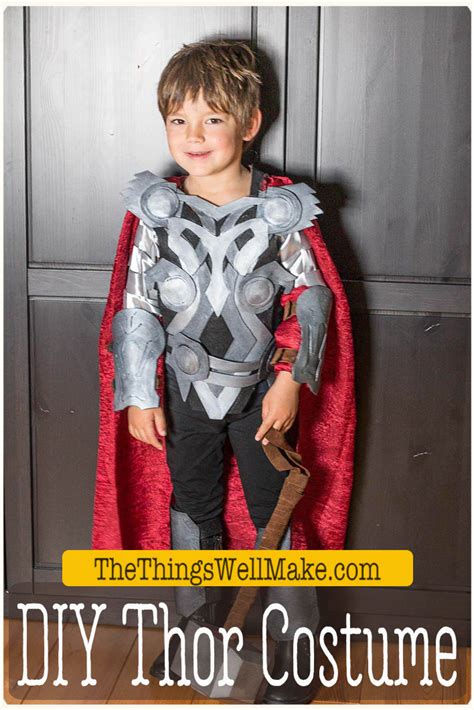 Diy Thor Costume Oh The Things We Ll Make