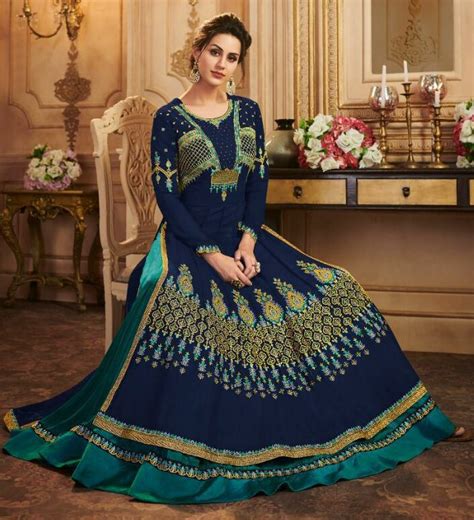 Traditional Indian Wedding Dress Blue