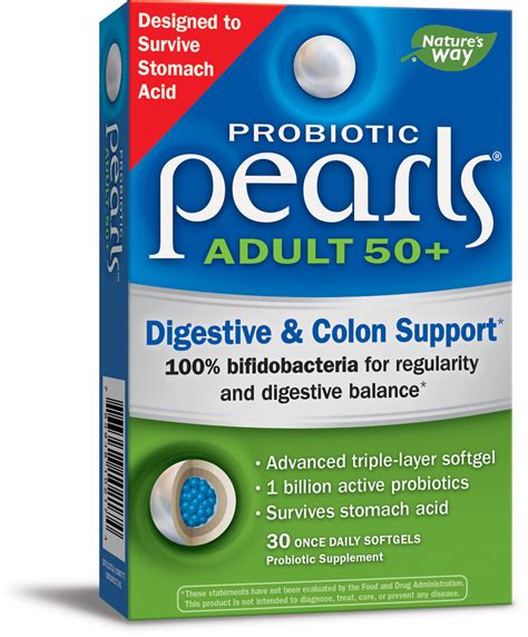 Enzymatic Therapy Probiotic Pearls Adult 50 30 Count