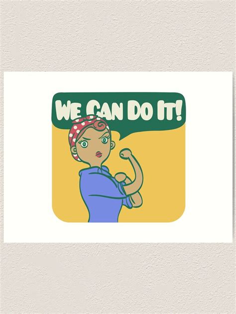 We Can Do It Stylized Vector Iconic Womans Fist Symbol Of Female