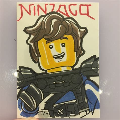 Artworks By Dan Veesenmeyer Another Lego Ninjago Sketch Card