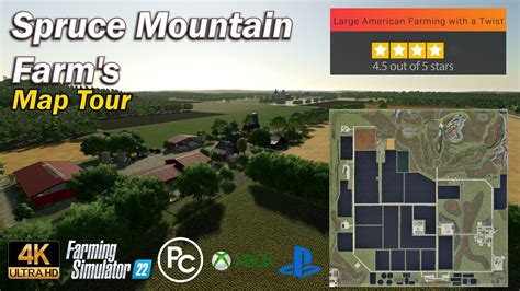Spruce Mountain Farm S Map Review Farming Simulator Youtube