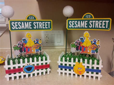 Sesame Street Centerpieces Sesame Street Birthday Sesame Street