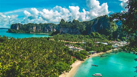 Tropical Paradise Koh Phi Phi Island Railay Beach Krabi Province