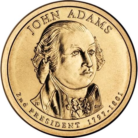 2007 American Presidential Dollar John Adams 1 Coin