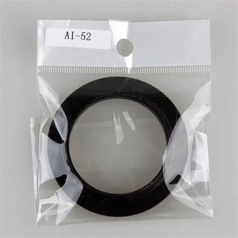 50 Pieces Camera Lens Reverse Adapter Macro Ring For Nikon 49mm 52mm