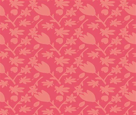 Seamless Pattern Pink Floral Design Pink Background Design Wallpaper