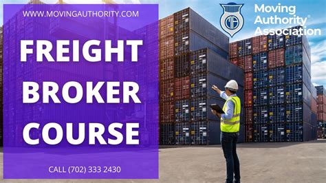 Freight Broker Course Moving Authority
