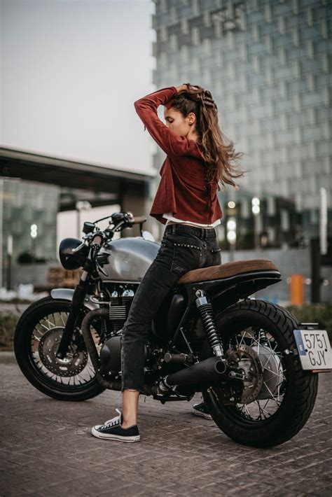 Image Result For Roa Motorcycles Bike Photoshoot Cafe Racer Girl