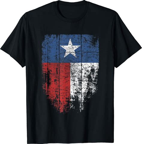 Texas T Shirt Women Men Kids Distressed Texas State Flag
