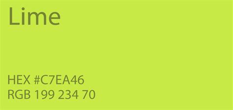 Lime Green Color Paint Code Swatch Chart Rgb Html Hex Lime Green Paint