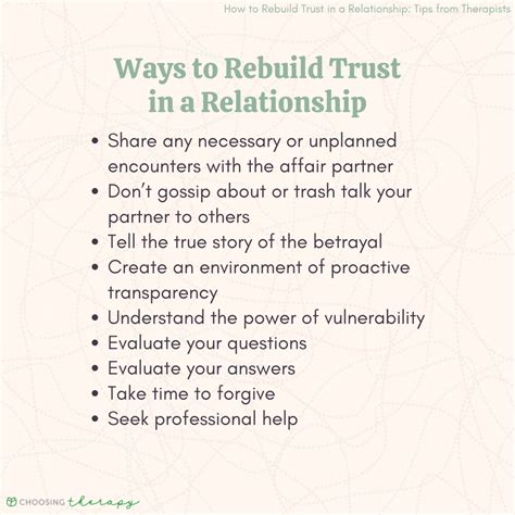 How To Rebuild Trust In A Relationship Tips From Therapists