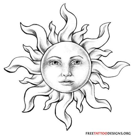 The crescent moon resting inside of the sun is easily one of the most famous designs. Pin by Amber Hadd on Tattoos | Sun tattoos, Sun tattoo designs, Sun tattoo tribal