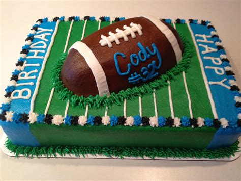Football Field Birthday Cake Designs Football Field Cake