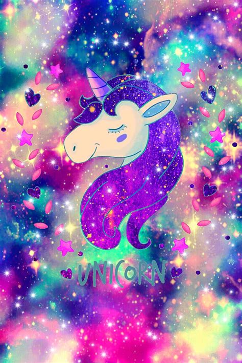 Wallpaper Galaxy Unicorn Sparkle Glitter Browse Millions Of Popular