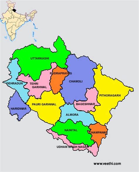 Uttarakhand About Uttarakhand Uttarakhand Delhi Map India Map