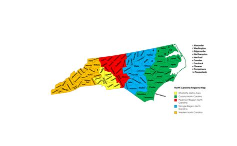 Regions Map Carolinas Project Center