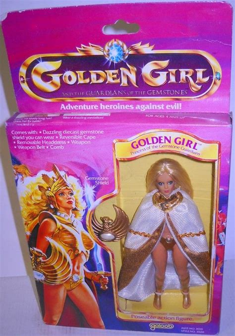 Vintage Galoob Golden Girl Poseable Action Figure 1984