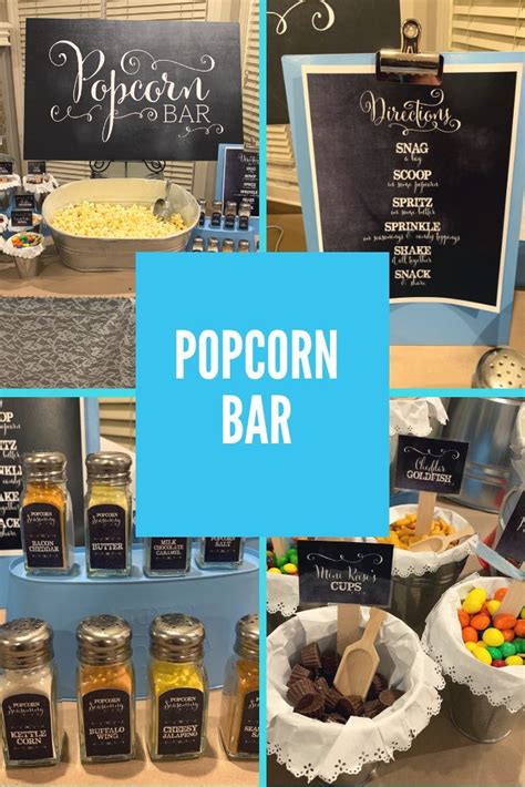 A Popcorn Bar Is The Perfect Food Bar Idea It Is Great As A Wedding