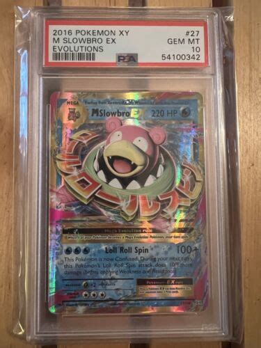 M Slowbro EX XY Evolutions PSA Gem Mint Pokémon Card Rare Holo eBay
