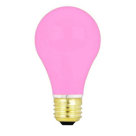 15w 240v E27 Gls Luxram Pink Light Bulb Edison Screw Fitment