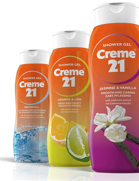 See it to believe it! Creme 21 Shower Gel - Packaging Circus