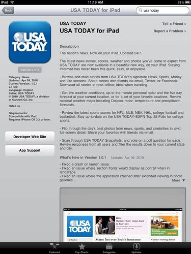 Moving At The Speed Of Creativity Usa Today For Ipad Application