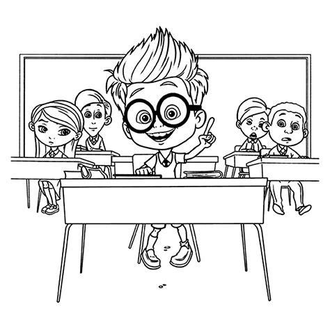 Peabody And Sherman Coloring Pages Telegraph