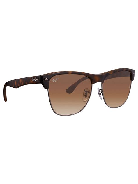 ray ban rb4175 clubmaster oversized sunglasses havana at john lewis and partners