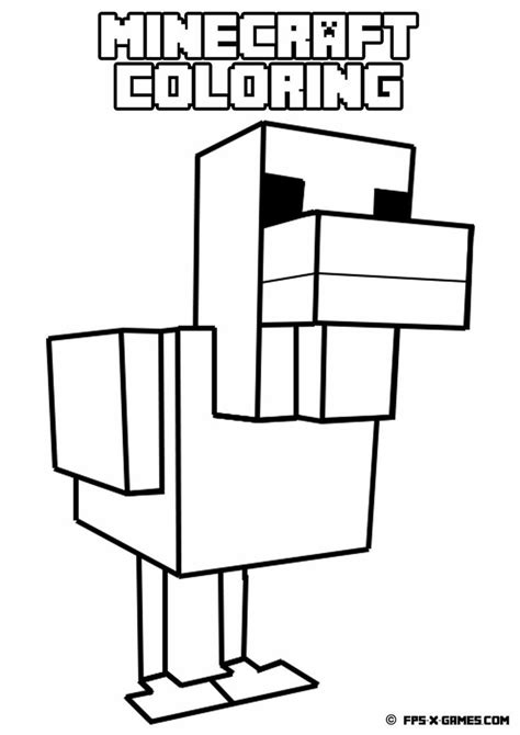 Minecraft Wolf Coloring Page Minecraft Printables
