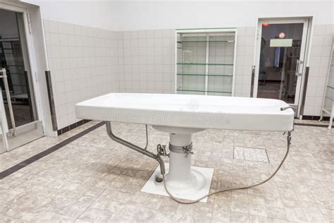 Autopsy Tables In Morgue Stock Photo Image Of Antique 110259430