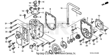 Honda Wx15 Ax2t Water Pump Jpn Vin Gcbwt 1000001 Parts Diagram For Casing