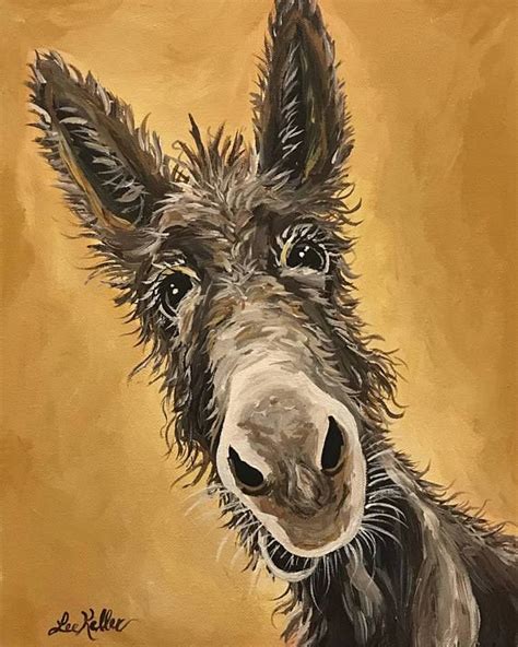 Donkey Canvas Art Donkey Art Print Donkey Prints Donkey Decor