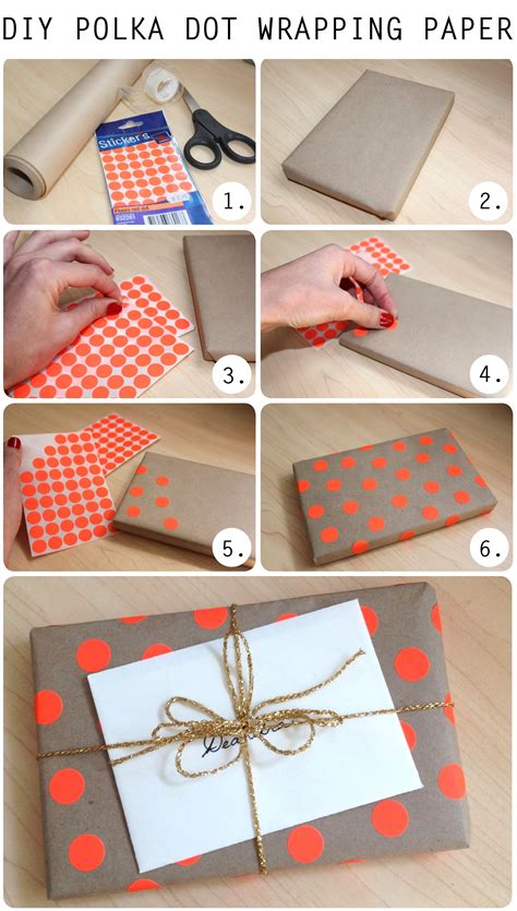 Diy Polka Dot Wrapping Papert Wrap T Wrapping Paper Ts