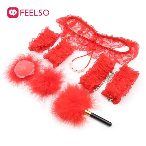 sexy nipple erotic bdsm bondage feather flirting lace thong panties sex toys for woman adult