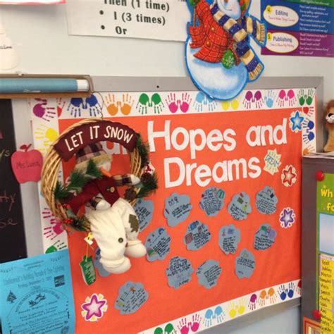 hopes and dreams bulletin board school teaching pinterest