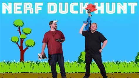 Real Life Duck Hunt With Nerf And Drones Youtube