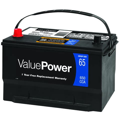 Valuepower Lead Acid Automotive Battery Group 65