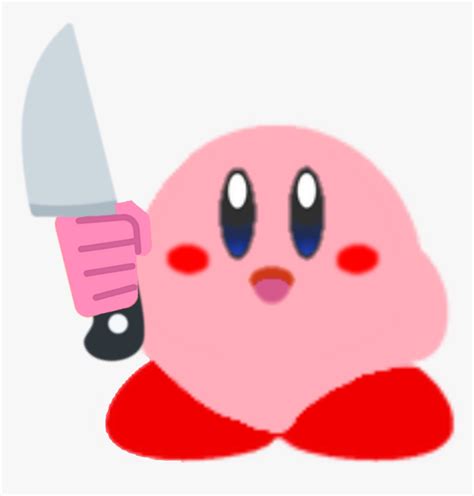 Knifekirby Discord Emoji Kirby With Knife Discord Transparent Hd Png