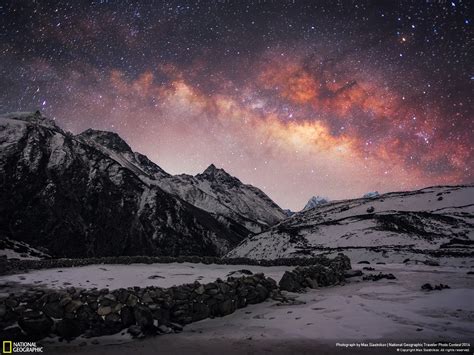 Milky Way Over The Himalayas Woahdude