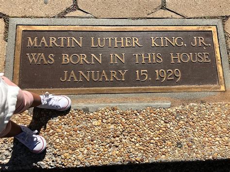 Read The Plaque Martin Luther King Jr Was Born In This House