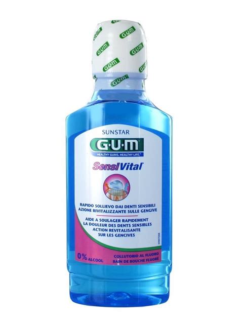 Gum Sensivital Fluorinated Mouthwash 300ml