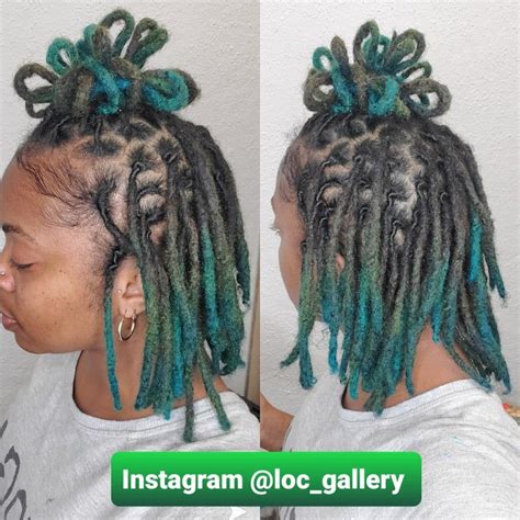 full set of black to green dreads olive ombre dreads viking de dreadlocks green dreads synthetic