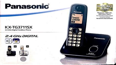 Panasonic Cordless Phone Panasonic Kx Tg3711sx Cordless Landline