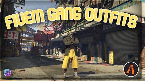 Yellow Fivem Gang Outfits Tutorial Unive Youtube